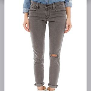 Frame Le Garçon Ashland Distressed Mid Rise Jeans Size 26